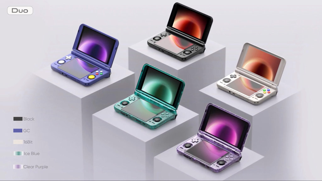 Retroid Pocket Duo Color Options 1024x576 | Retro Handhelds Retroid Pocket Duo Color Options 1024x576