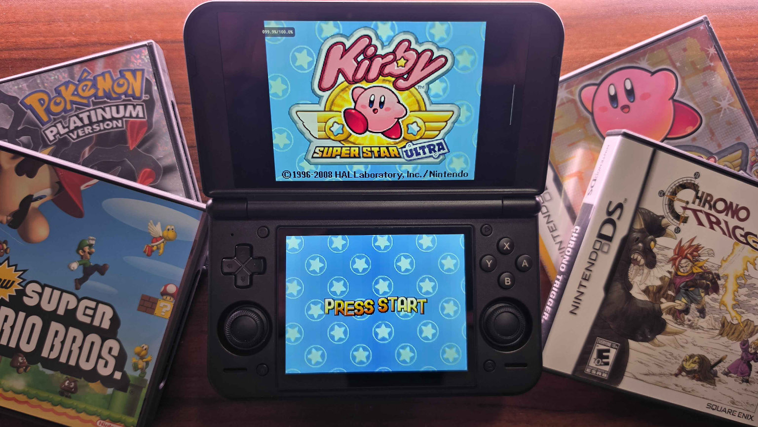 Retroid Pocket Duo Lite Kirby Super Star Ultra TR | Retro Handhelds Retroid Pocket Duo Lite Kirby Super Star Ultra TR