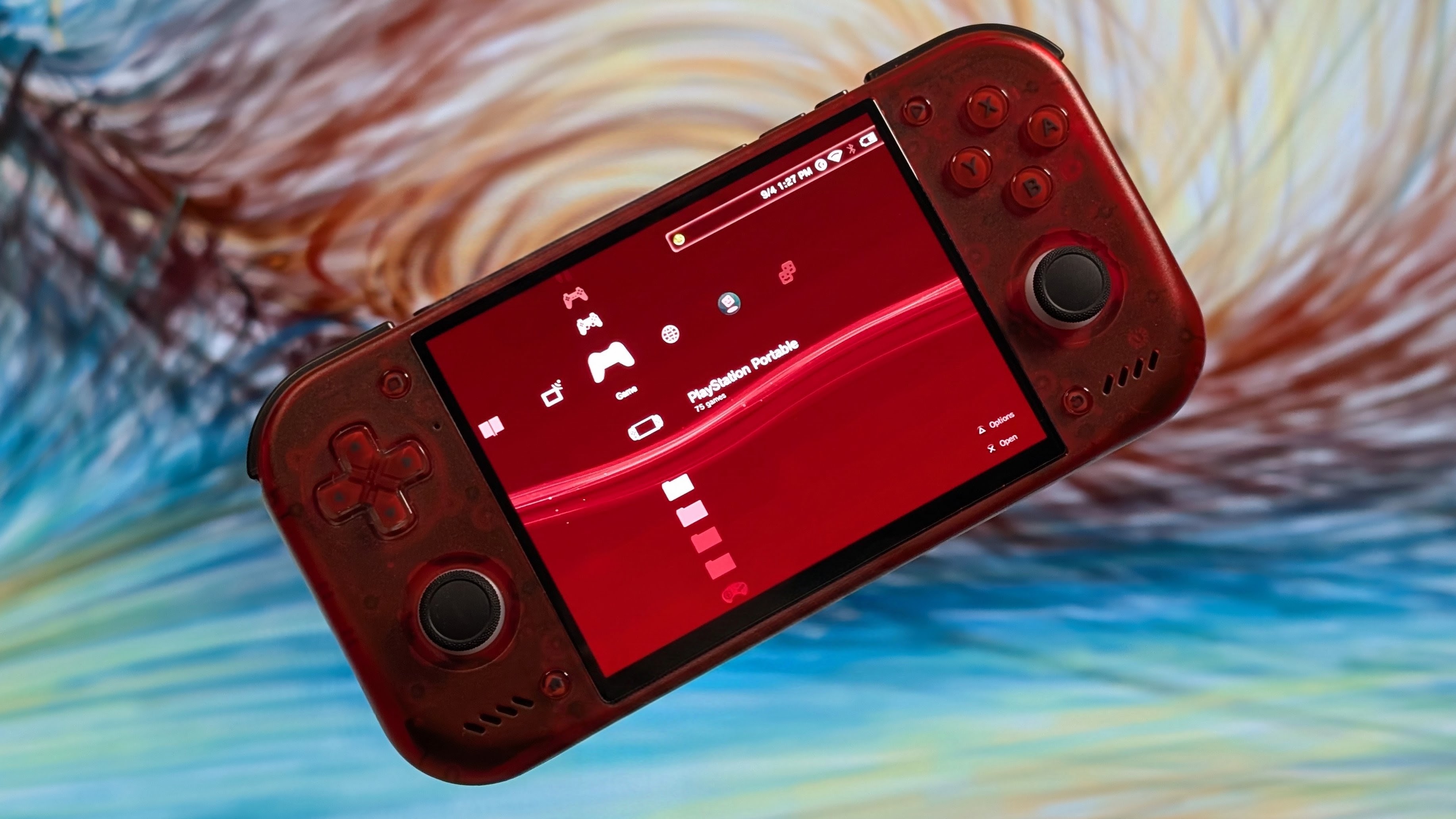 Retroid Pocket Nova Running Wave Launcher Promo | Retro Handhelds Retroid Pocket Nova Running Wave Launcher Promo