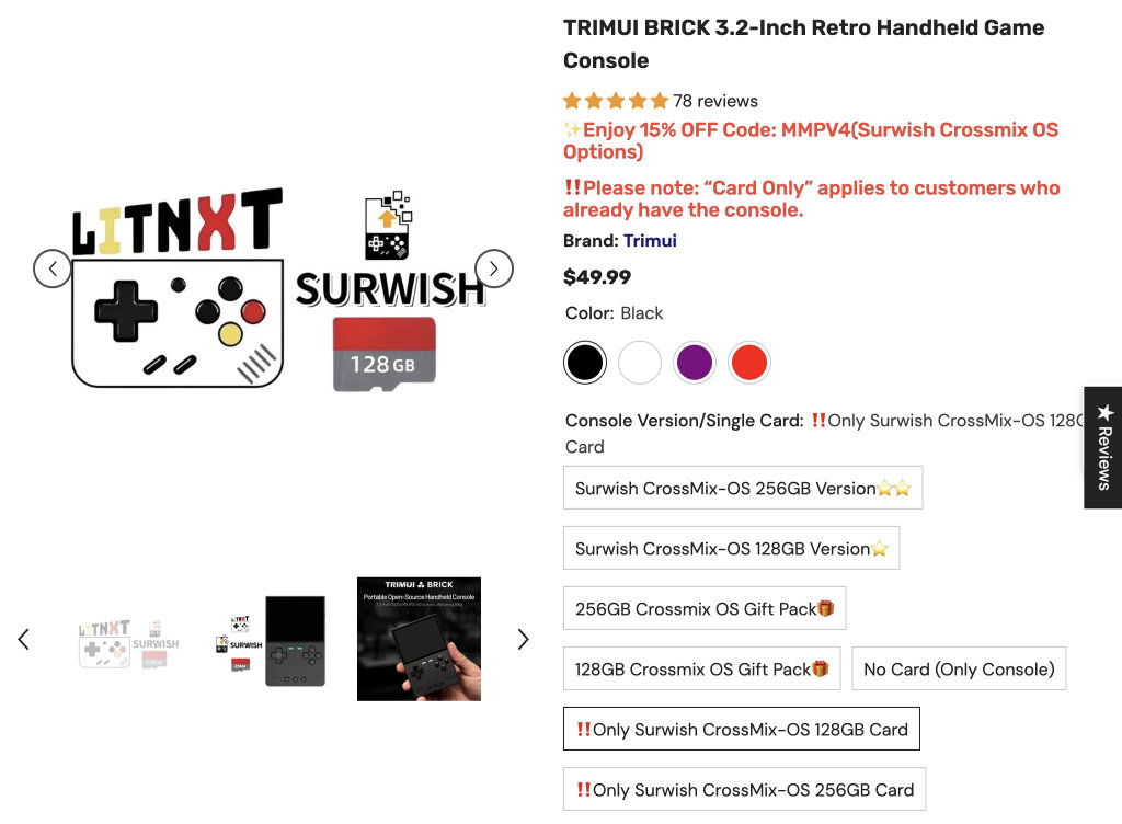Crossmix OS for TrimUI Brick at LITNXT 1024x752