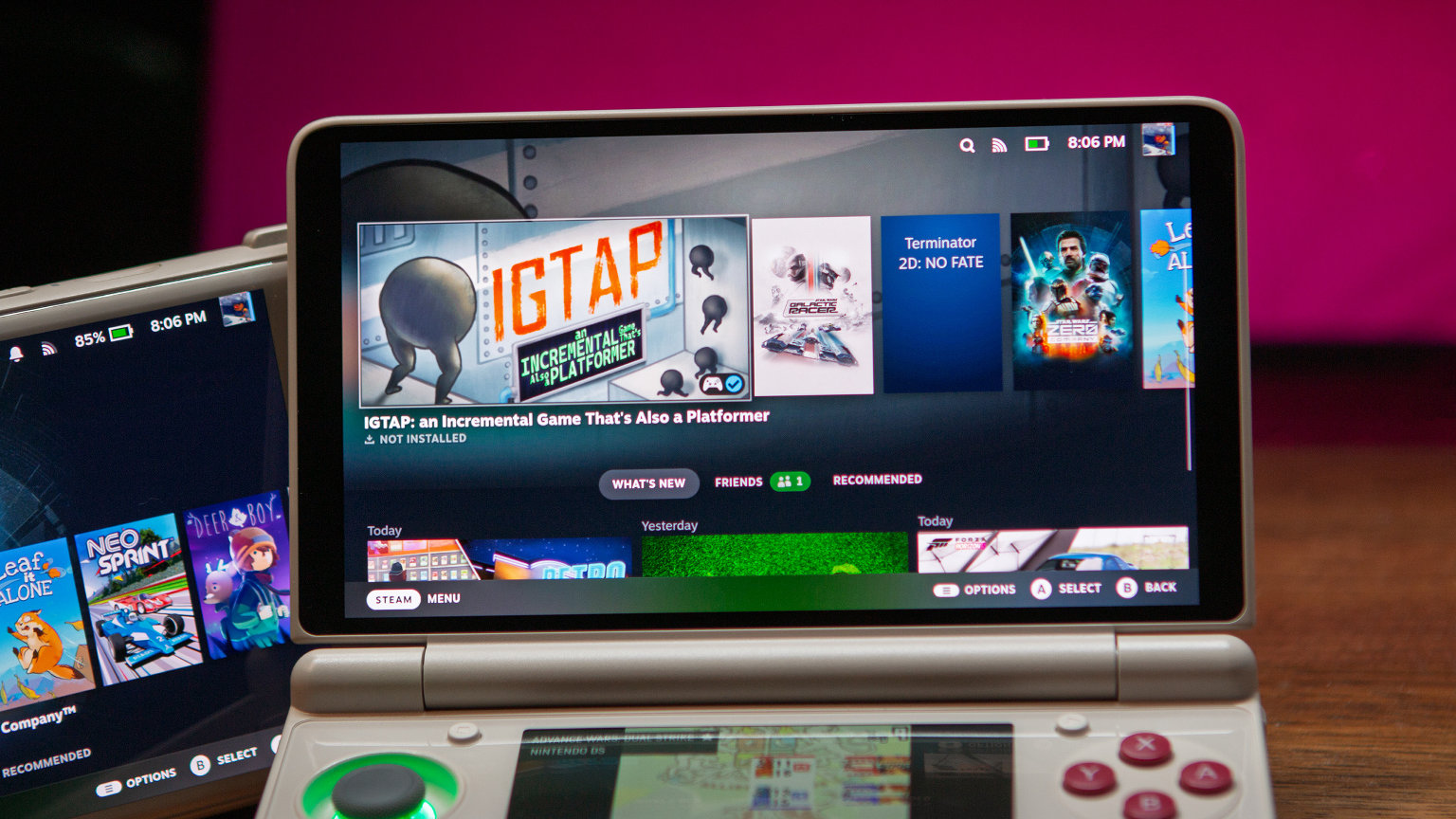 SteamOS Big Picture Mode via DroidDeck on AYN Thor